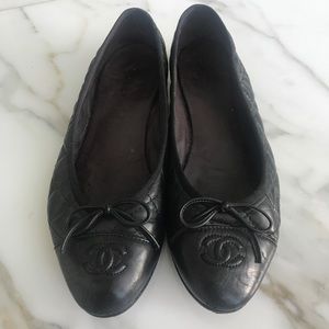 CHANEL ballerina flats size 37